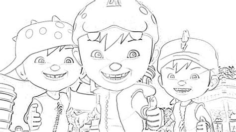 Detail 12 Printable Boboiboy Coloring Pages For Kids Coloring Pages