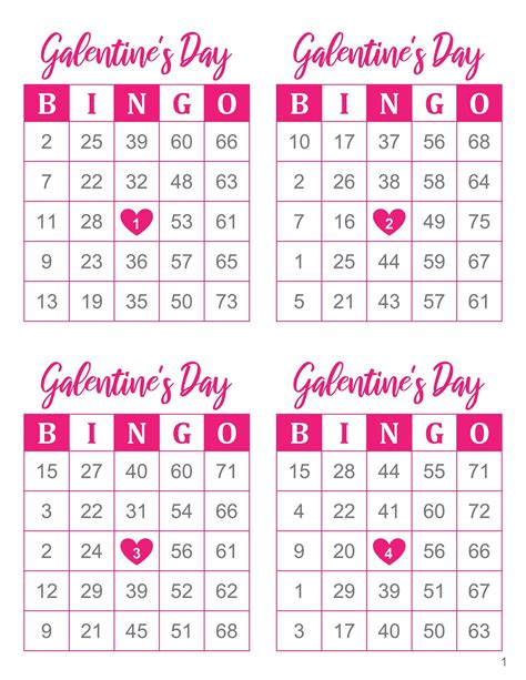 Free Printable Bingo Cards Artofit
