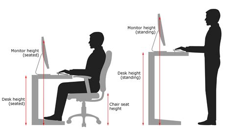 The Correct Height For Your Office Chair Wellback Ergonomic Chairs