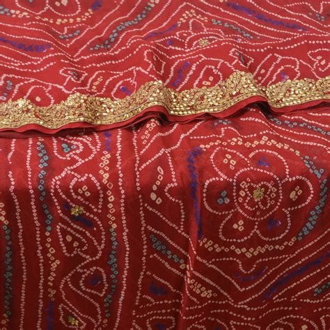Kreatvkraft Word Vintage Sari 100 Pure Georgette Silk Etsy