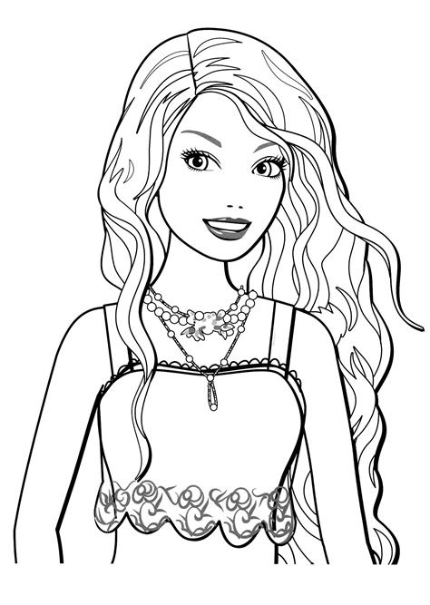 Showing 12 colouring pages related to hairstyles. Coloring page - Pretty haircut