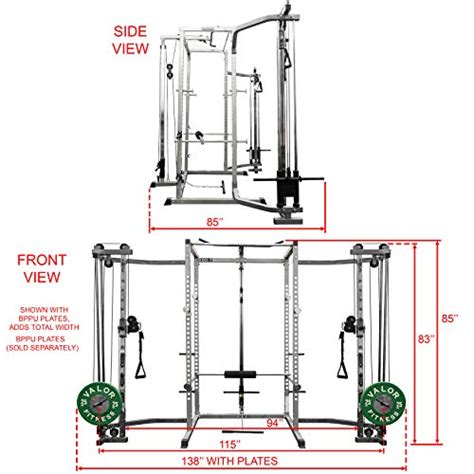 Valor Fitness Bd Power Rack Squat Rack And Bench Press Power Cage