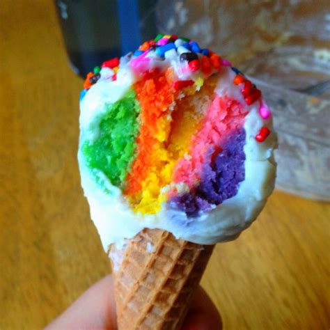 Just Made Some Rainbow Ice Cream Cone Cupcakes So Yummy And There Are