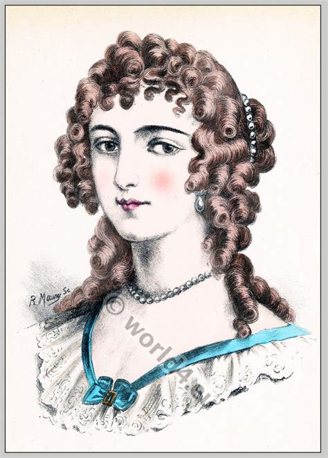 Find out the latest and trendy hairstyles for women at the right hairstyles. Madame de Maintenon. Coiffure Louis XIV. French Baroque ...