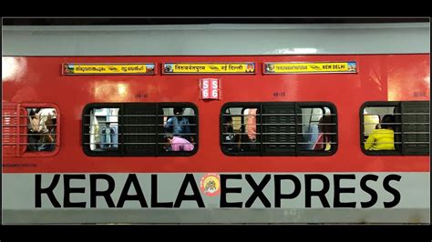 Check kerala express route,schedule, running status, timings, seat availability and fare. 12625 KERALA EXPRESS | Brand New and Stylish LHB Coaches ...