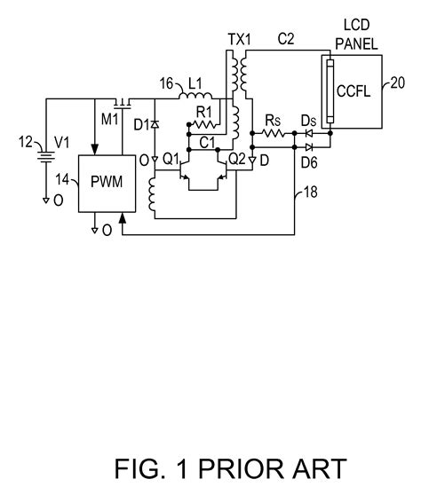 Patent Us7881084 Dcac Cold Cathode Fluorescent Lamp Inverter