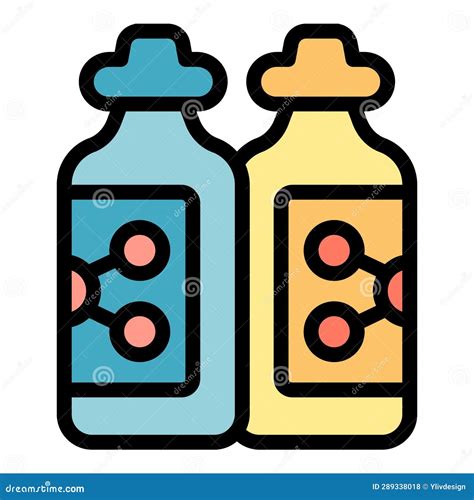 Enzymes Icon Vector Flat Stock Vector Illustration Of Color 289338018