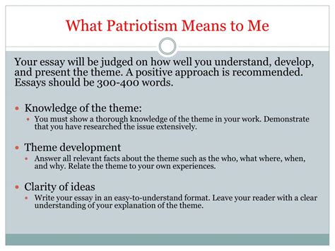 What Patriotism Means To Me Essay Free Essay What Patriotism Means