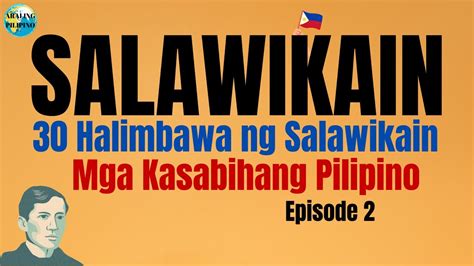 Mga Halimbawa Ng Salawikain At Kahulugan Filipino Aralin Mga Images