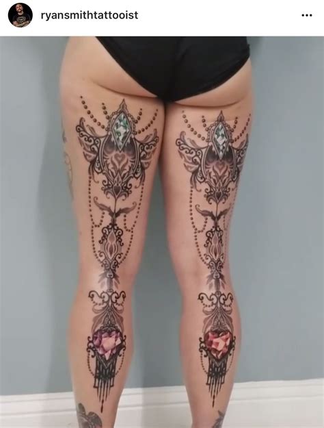 Pin By Heather Salee On Tattoo Stuff Back Of Thigh Tattoo Leg