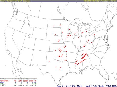 Us Tornado Maps Extreme Weather Nebraska
