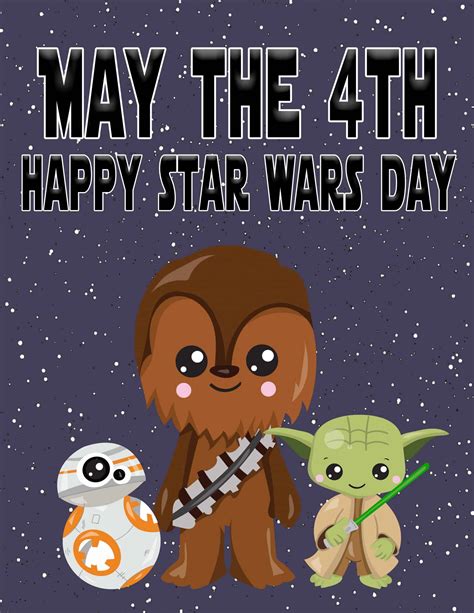 May The 4th Be With You Cute Pin De Pamela Oliva Mendez En Art By