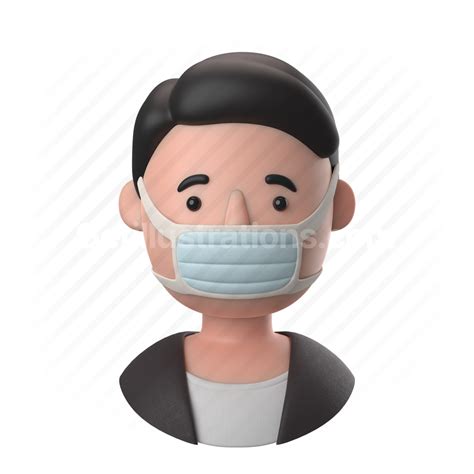 Download Man Male People Person Face Mask Mask 3d Avatars