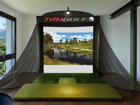Trugolf Vista 8 Pro Golf Simulator Game Room Spot