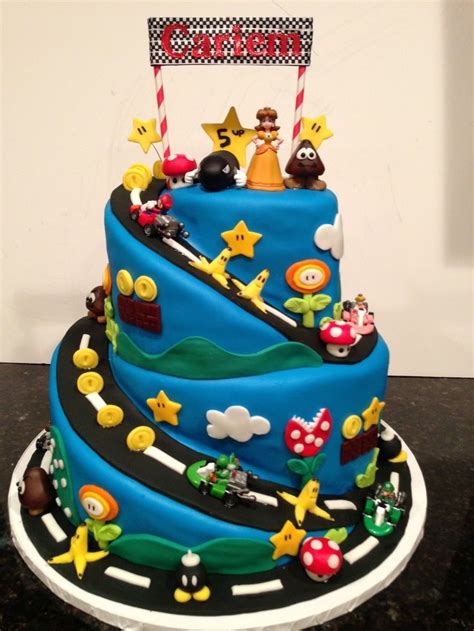 About three years ago i started. mario kart cake - Google Search | Wedding Cake | Pinterest ...
