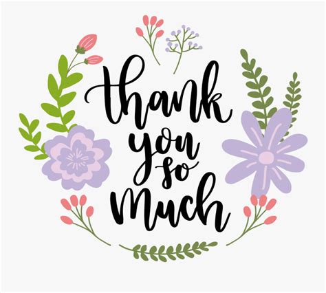 Thank You So Much Clipart Free Download On Clipartmag Gambaran