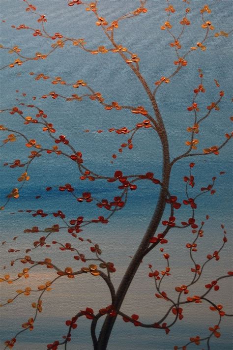 Hibbard painting in the field aldro hibbard was a new england painter who was famous for his winter painting exploits. Tree Painting Four Seasons Blossom Original Art Spring ...