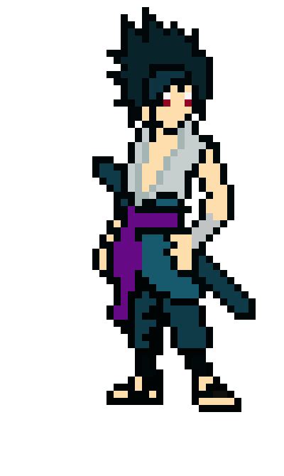 Sasuke Pixel Art Maker