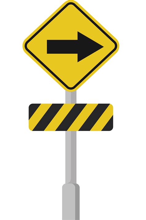 Road Signs Collection Isolated On Transparent Stock Vector 749576647