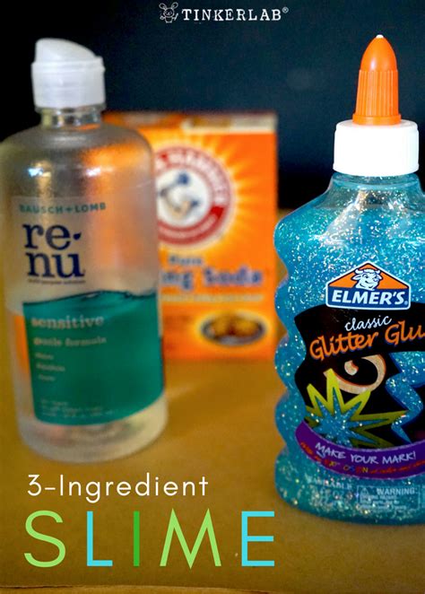 Science Experiments How To Make Slime With Contact Solution Humffray