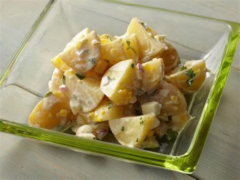 Sheet pan alaska halibut with zucchini, mushrooms, and tomatoes. American-Style Potato Salad Recipe | Food Network Kitchen ...