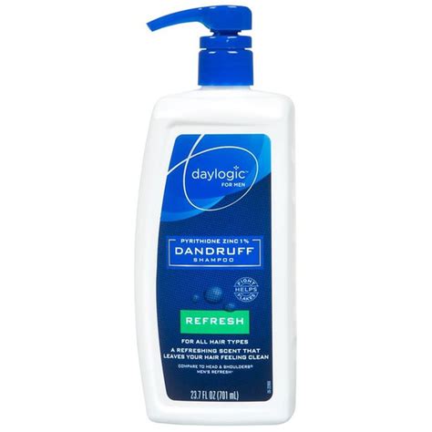 Rite Aid Daylogic For Men Dandruff Shampoo Refresh Scent 237 Fl Oz