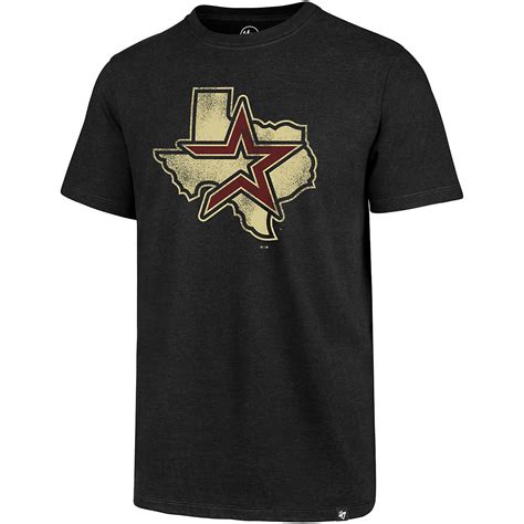 47 Mens Houston Astros Throwback State Star Club T Shirt Academy