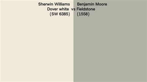 Sherwin Williams Dover White Sw 6385 Vs Benjamin Moore Fieldstone