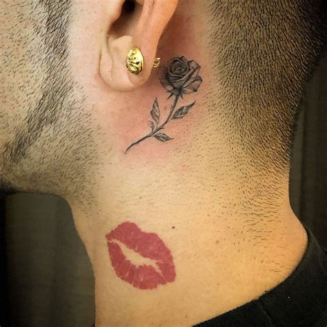 Lbumes Foto Tatuajes De Besos En El Cuello Para Hombres
