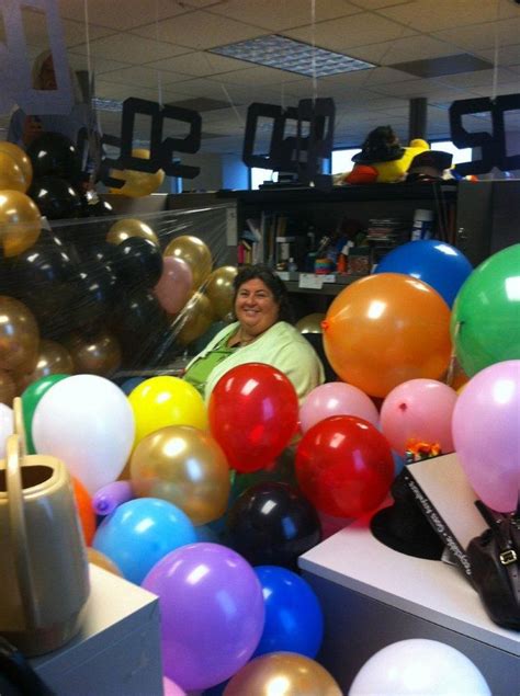 50th birthday wishes for her. Office prank 50th birthday | Office cubicle fun ...