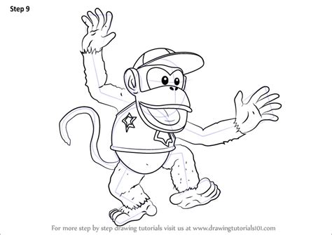 Learn How To Draw Diddy Kong From Super Smash Bros Super Smash Bros