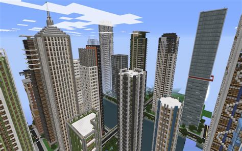 Skyscraper Minecraft City Building Ideas City On A Cloud Minecraft