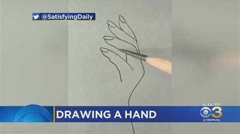 Video Of Artist Drawing Hand Goes Viral Youtube