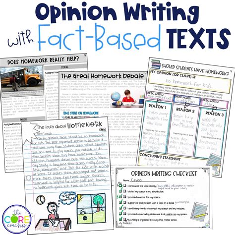 Homework Debate Writing | Opinion writing, Opinion writing lessons, Opinion writing lesson plans