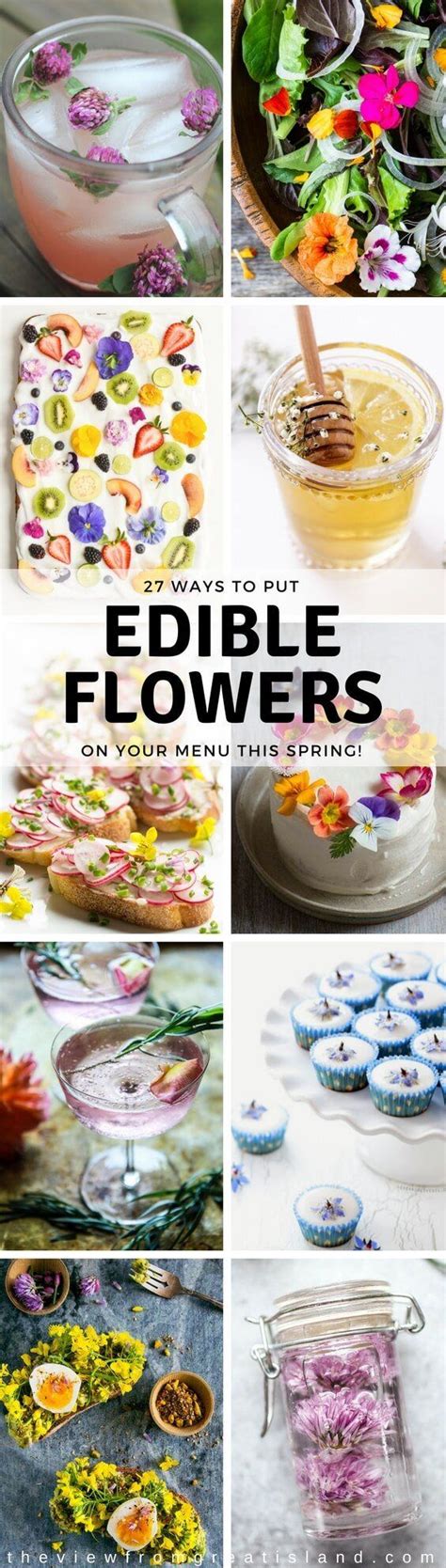 Edible Flowers Are At Their Peak In Early Spring So Incorporating Them