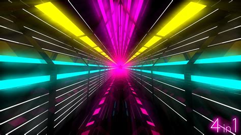 Vj Light Tunnel Motion Graphics Background Filmentro Youtube