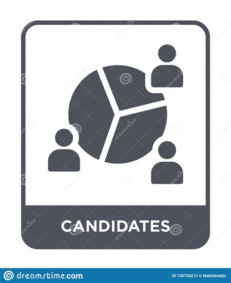 Candidates Icon In Trendy Design Style. Candidates Icon 