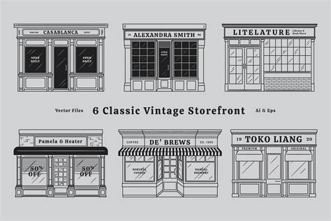 Classic Vintage Storefront Creative Market