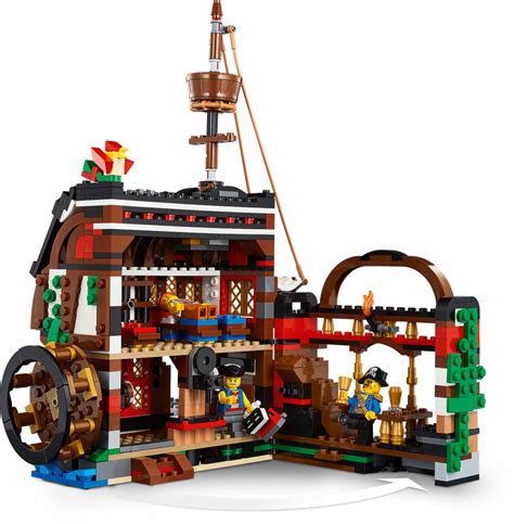 The pirate ship will be around 45 cm long (10 cm shorter than destiny's bounty 70618). 31109 LEGO® Creator Kalózhajó - Kockabolygó