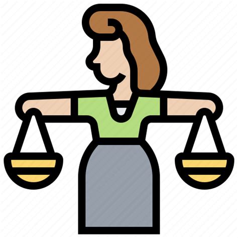 Equality Ethical Fairness Justice Morality Icon