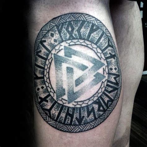 Invoking the power of valknut 45 tattoo designs for men. 50 Valknut Tattoo Designs For Men - Norse Mythology Ink Ideas