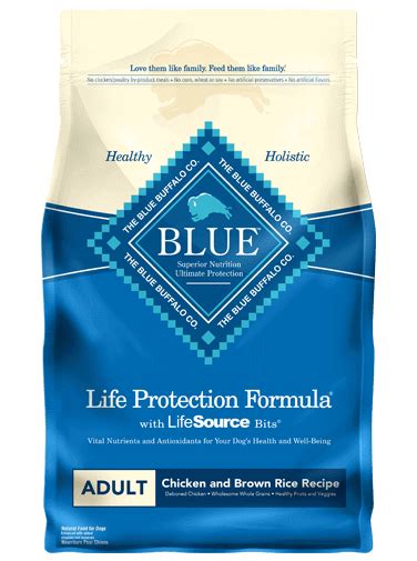 Let's look at the ingredients that make up these formulas because ingredients are the most important part of your dog's food. Compare Life's Abundance Premium Dog Food to Blue Dog Food