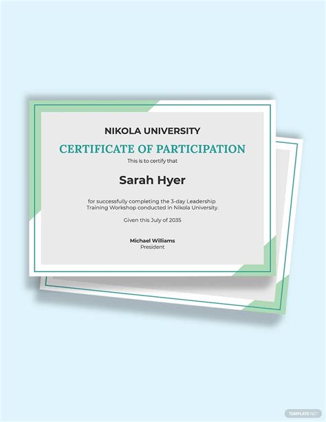 Free Printable Blank Training Certificates Printable Blank Templates