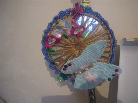 Recycled Craft Cd Ornament Diy Crafts Decoupage Ideas