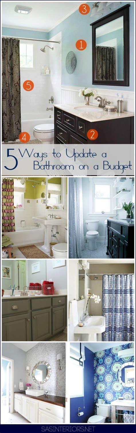 5 Ways To Upgrade A Bathroom On A Budget Dont Neglect A Needed Bathroom Revamp Because