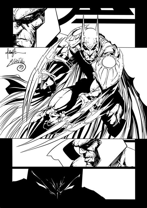 Batman Vs Darkseid Page Ink1 By Swave18 On Deviantart