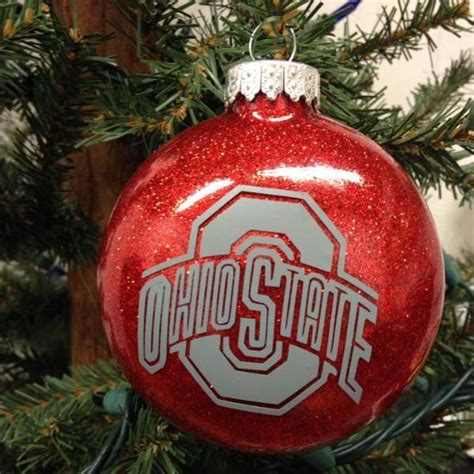 Holiday Christmas Tree Ornament College Football Ohio State Buckeyes