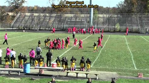 metro 2014 pee wee tigers super bowl vs cards youtube