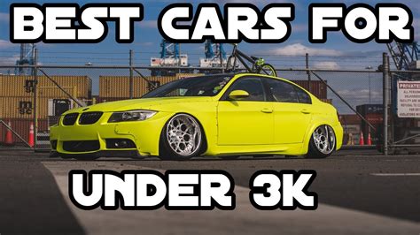 7 Sports Cars For Under 3k Youtube