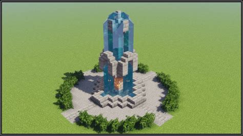 How To Build A Fountain In Minecraft Kobo Building